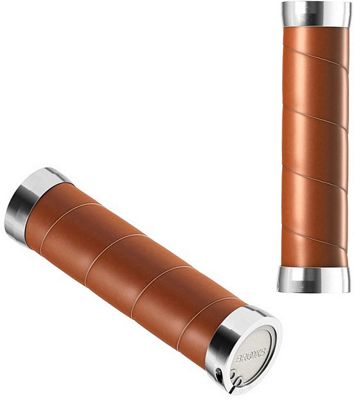 Brooks England Slender Grips - Dark Tan - 130mm, Dark Tan